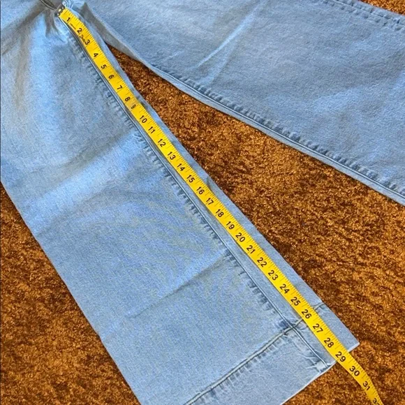 J. Crew Light Blue Flare Jeans - Picture 4 of 10